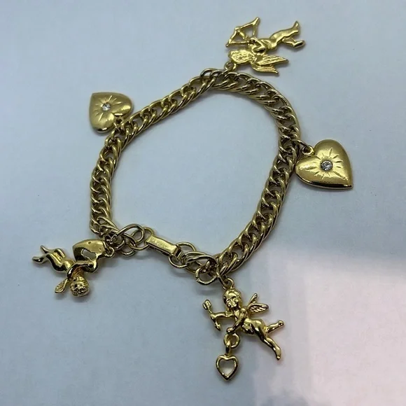 Gold Valentines Bracelet - Picture 3 of 3